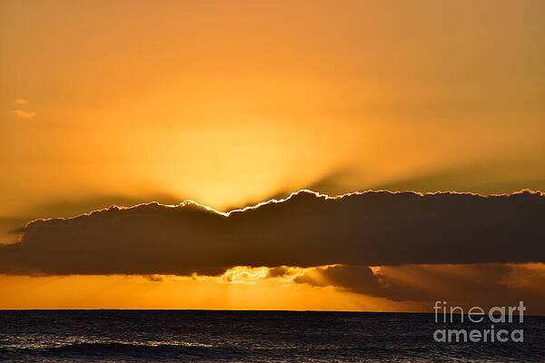 Vibrant Ocean Sunset Wall Art