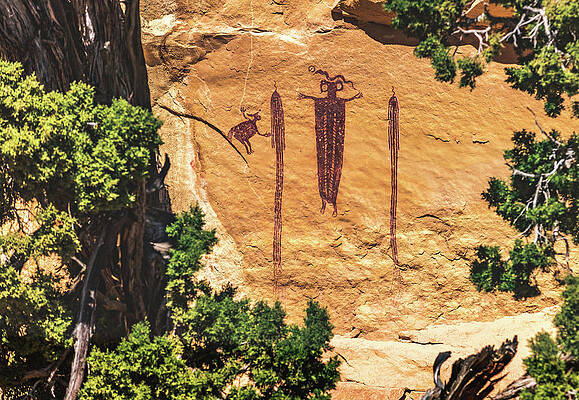 Alien Photograph - Head Of Sinbad With Tree, Utah by Abbie Warnock