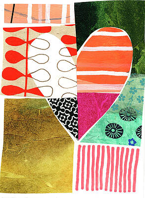 Vibrant Heart Collage Wall Art
