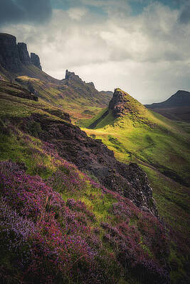 Misty Highlands Landscape Wall Art