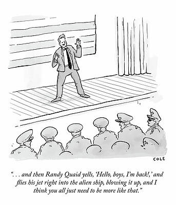 Comedic Military Briefing Print