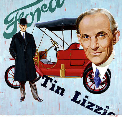 Henry Ford's Model T Print