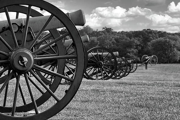 Sky Wall Art featuring the photograph Henry Hill's VA Artillery by American Landscapes