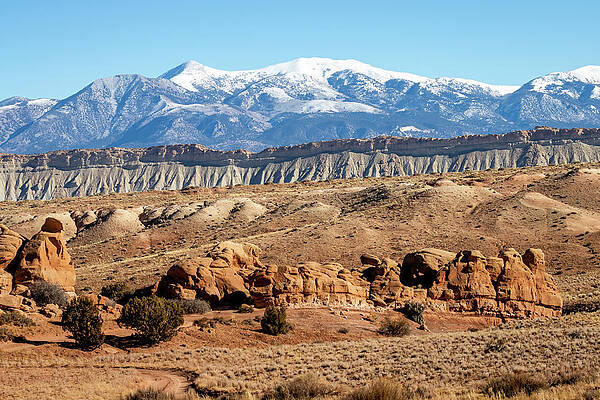 Mountain Photograph - Henry Mountains by Craig A Walker