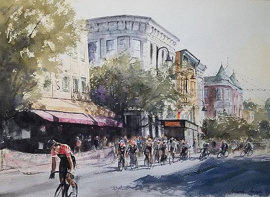 Wall Art featuring the painting Her Breakaway by Amanda Amend