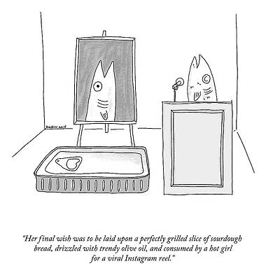 Recipe Drawing - Her Final Wish by Dabin Han