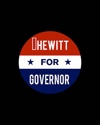 2018 Wall Art featuring the digital art Hewitt For Governor by Flippin Sweet Gear