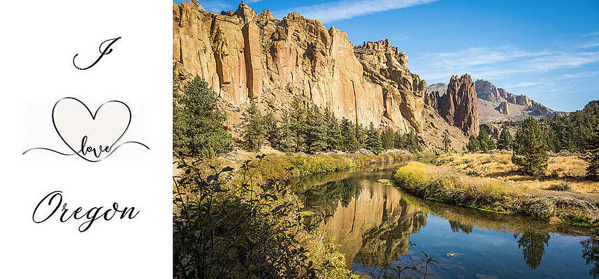 Oregon Photograph - Hidden Gem I Love Oregon by Diane Moller