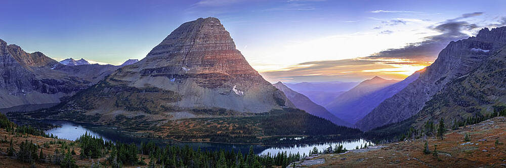 Moody Wall Art featuring the photograph Hidden Lake Sunset by Richard DeYoung