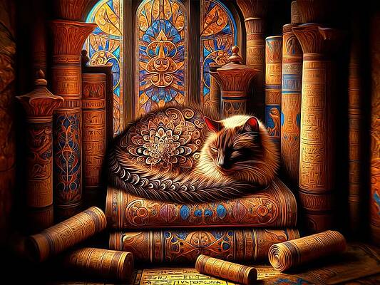 Digital Art - Hieroglyphic Dreams by Bill And Linda Tiepelman