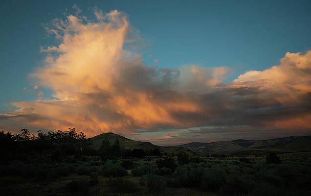 Reno Wall Art featuring the photograph High Desert Skies 5 by Ron Long Ltd Photography