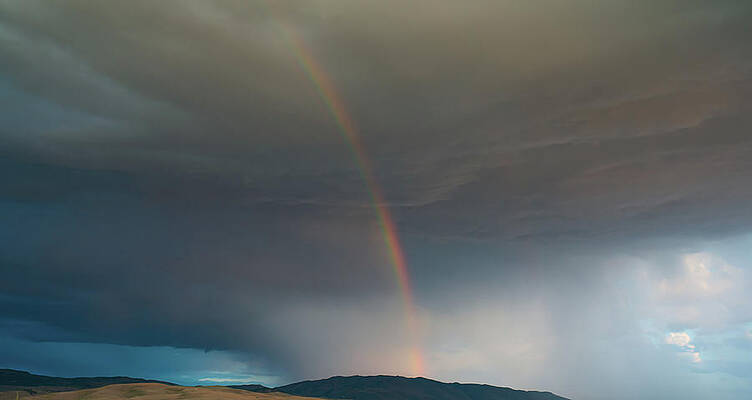 Reno Wall Art featuring the photograph High Desert Thunderstorms 2 by Ron Long Ltd Photography