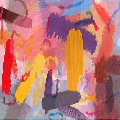 Wall Art featuring the painting High Vibes by Gary Arnold