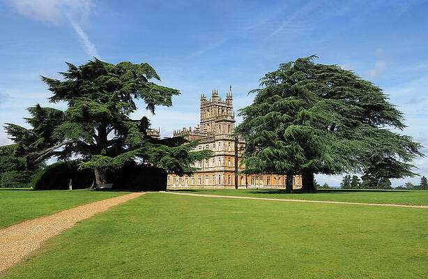 Sky Wall Art featuring the photograph Highclere Castle Backyard by Joe Schofield