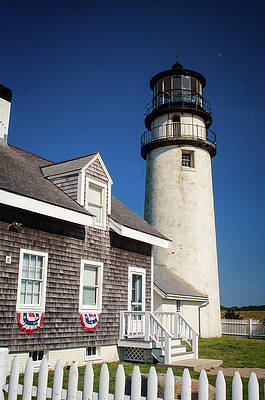 Wall Art featuring the photograph Highland Lighthouse Front by Steven Nelson