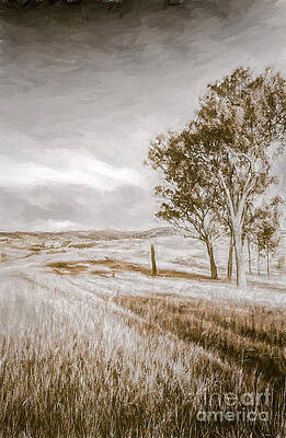 Country Painting - Hilltop Views by Jorgo Photography