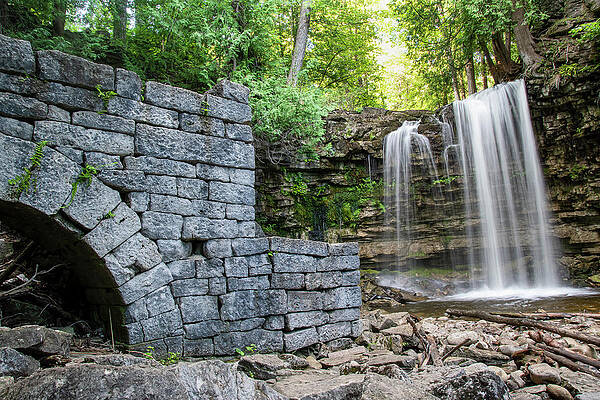 Architecture Photograph - Hilton Falls Near Milton, Ontario 3 by John Twynam