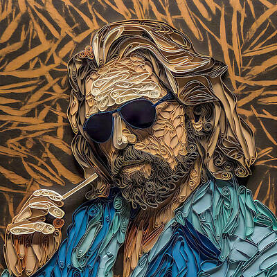 Digital Art - His Dudeness by Paul Charles