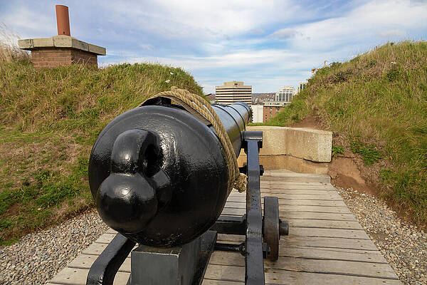 Historic Cannon in Coastal Fort Wall Art
