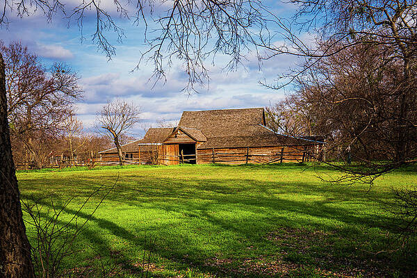 Texas Wall Art featuring the photograph Historic Texas Ranch by Ron Long Ltd Photography