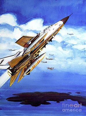 Canada Wall Art featuring the painting History Of Aviation by Tom McNeely