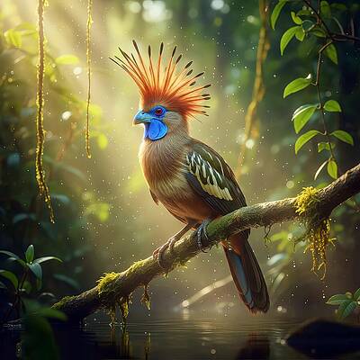 Hoatzin by David Manlove