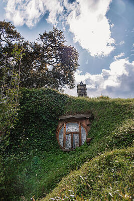 Greenery Photograph - Hobbit Hole by Nova Rae