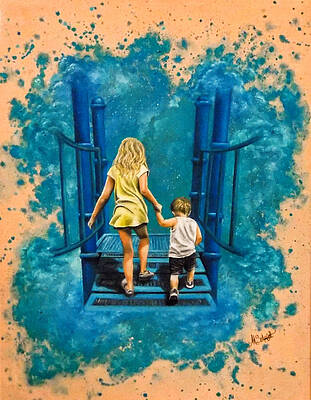 Holding Hands by Ashley Koebrick Schmidt