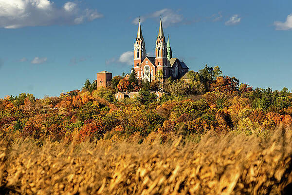 Fall Photograph - Holy Hill In Autumn by Craig A Walker