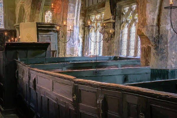 Wall Art featuring the photograph Holy Trinity Church With Painterly Look by Sue Leonard