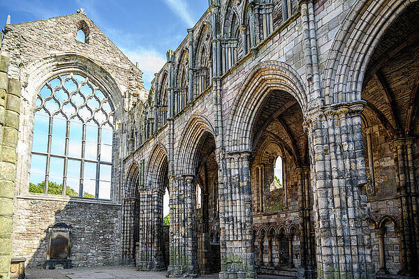 David Photograph - Holyrood Abbey Edinburgh Scotland by David Hart