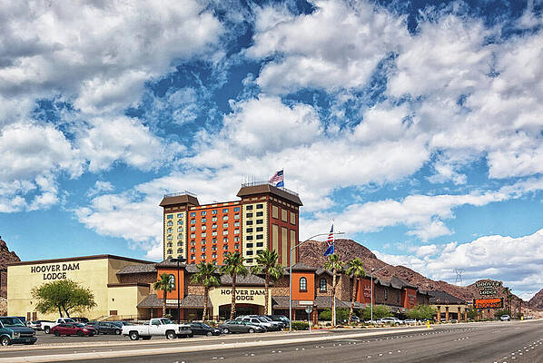 Wall Art featuring the photograph Hoover Dam Lodge, Nevada by Tatiana Travelways