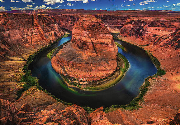 Desert Photograph - Horseshoe Bend 2 - Page, Arizona by Abbie Warnock