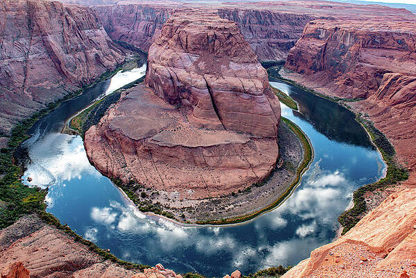 Horseshoe Bend Majestic View Photograph