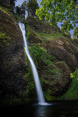 Wall Art featuring the photograph Horsetail Falls by Matt Halvorson
