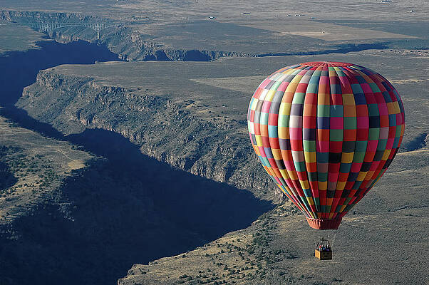 Wall Art featuring the photograph Hot Air Balloon #3 by Steve Templeton