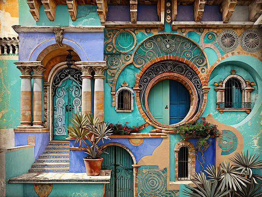 Dreamlike Digital Art - House Of Contradictions by Eris And AI