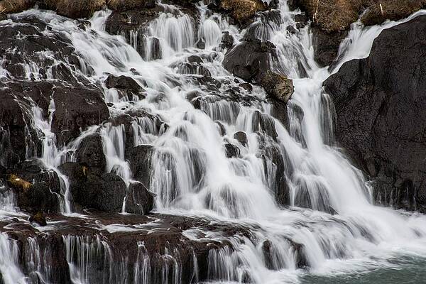 Wild Wall Art featuring the photograph Hraunfossar by Robert Grac