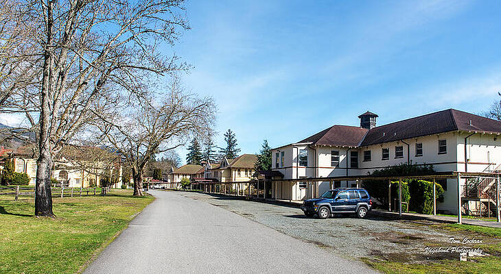 State Route 20 Photograph - Hub Drive At Northern State Hospital by Tom Cochran