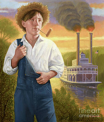 Huckleberry Finn Print