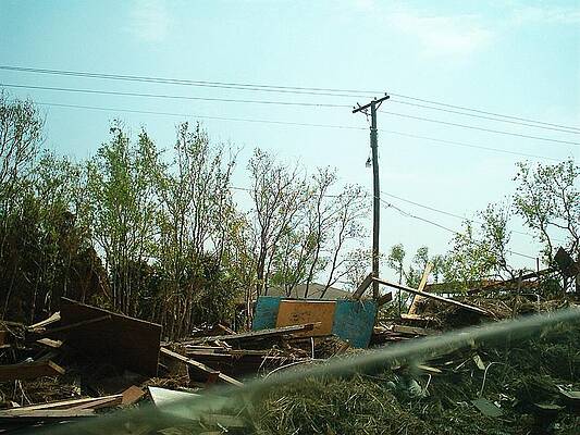 Hurricane Wall Art featuring the photograph Hurricane Katrina Series - 79 by Christopher Lotito