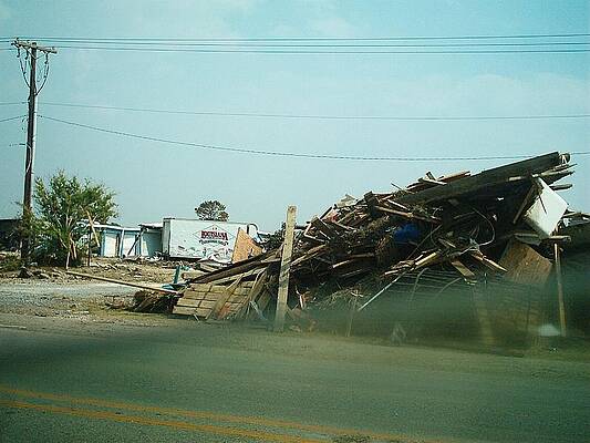 Hurricane Wall Art featuring the photograph Hurricane Katrina Series - 83 by Christopher Lotito