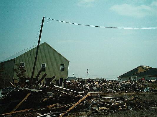 Hurricane Wall Art featuring the photograph Hurricane Katrina Series - 86 by Christopher Lotito