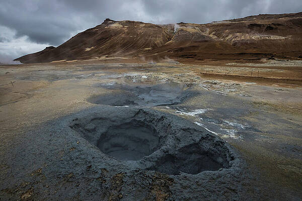 Landscape Photograph - Hverir Geothermal Field, Iceland II by Steven David Roberts