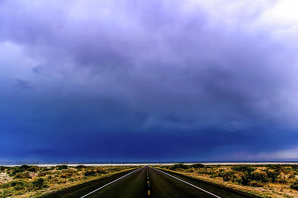 Desert Photograph - Hwy 62 To Guadalupe Mountains Texas by Tommy Farnsworth