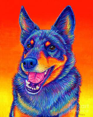 Painting - Hyside by Rebecca Wang