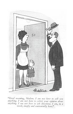 Good Drawing - I Am Not Here To Sell You Anything by JB Handelsman