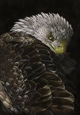 Wall Art featuring the pastel I Dare You by Marlene Little