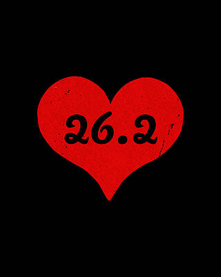 I Digital Art - I Love 262 Marathon by Flippin Sweet Gear