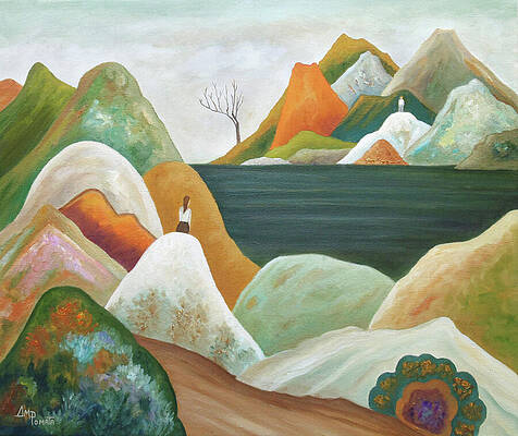 Nature Painting - I See You by Angeles M Pomata